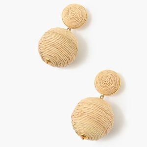 Tuckernuck Raffia Lantern Statement Earrings